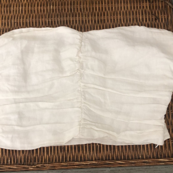 Wilfred cropped linen top - Picture 2 of 3